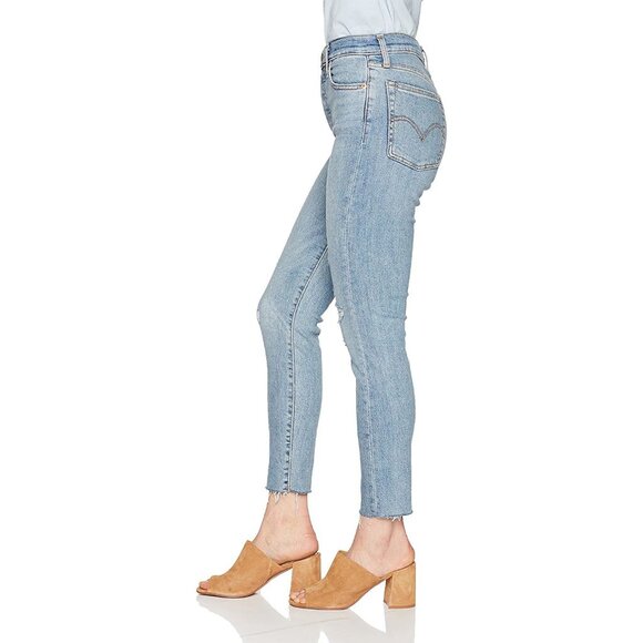 LEVI'S Wedgie Skinny Jeans Blue Spice sz 31 Women's - Picture 2 of 12